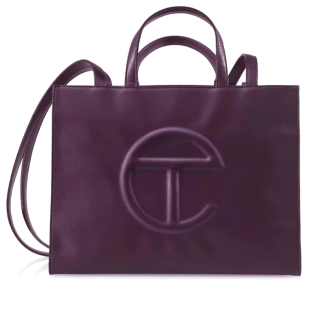 Telfar Medium Eggplant Shopping Bag